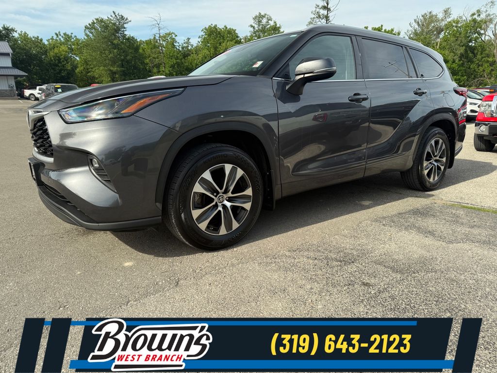Magnetic Gray Metallic 2022 Toyota Highlander SUV / Crossover All-Wheel Drive 8-Speed Automatic