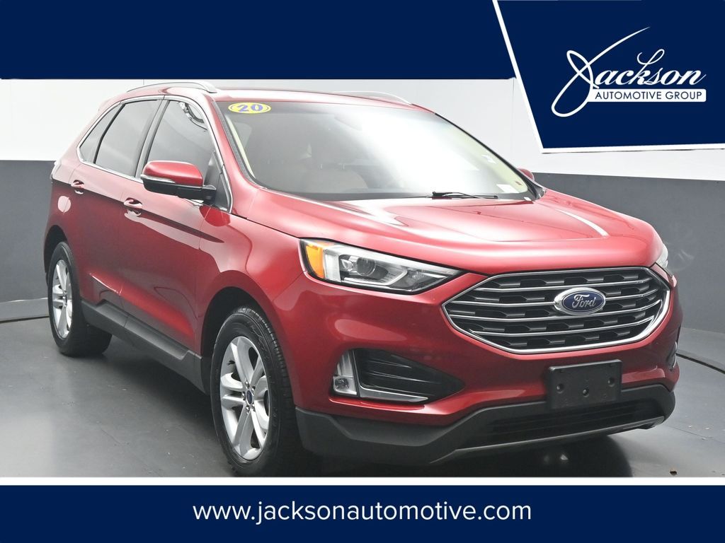 Red Metallic 2020 Ford Edge SUV / Crossover Front-Wheel Drive 8-Speed Automatic