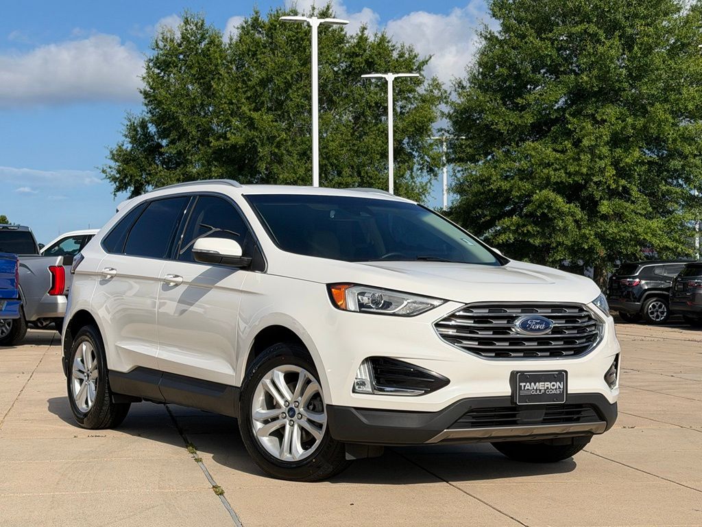 Oxford White 2020 Ford Edge SUV / Crossover Front-Wheel Drive 8-Speed Automatic