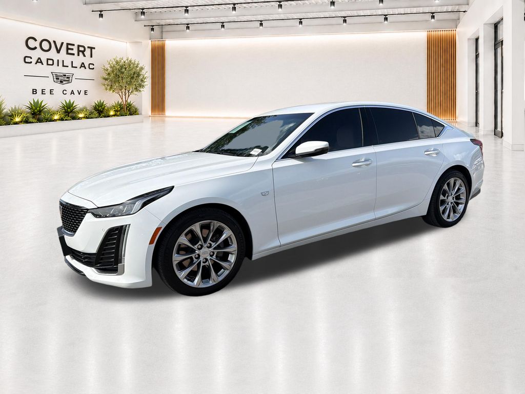 Used 2022 White Cadillac Premium Luxury image 4