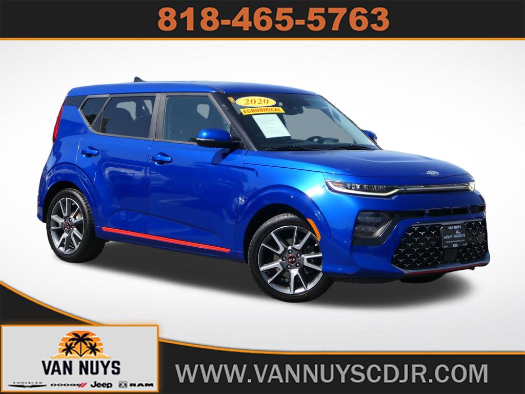 Neptune Blue 2020 Kia Soul GT-Line FWD SUV / Crossover Front-Wheel Drive 7-Speed Automatic