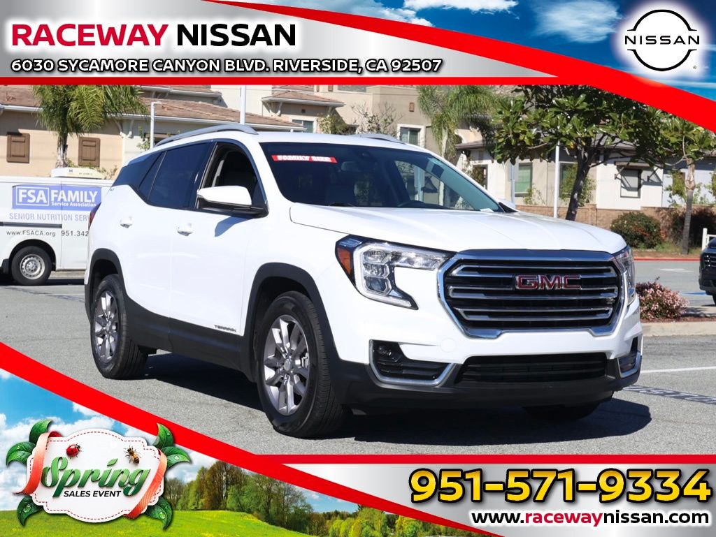 Summit White 2024 GMC Terrain SLT FWD SUV / Crossover Front-Wheel Drive 9-Speed Automatic
