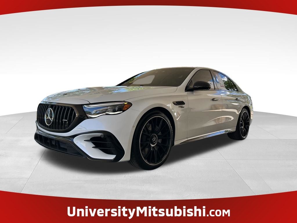 White 2026 Mercedes-Benz E-Class AMG E 53 Hybrid 4MATIC+ Sedan All-Wheel Drive 9-Speed Automatic