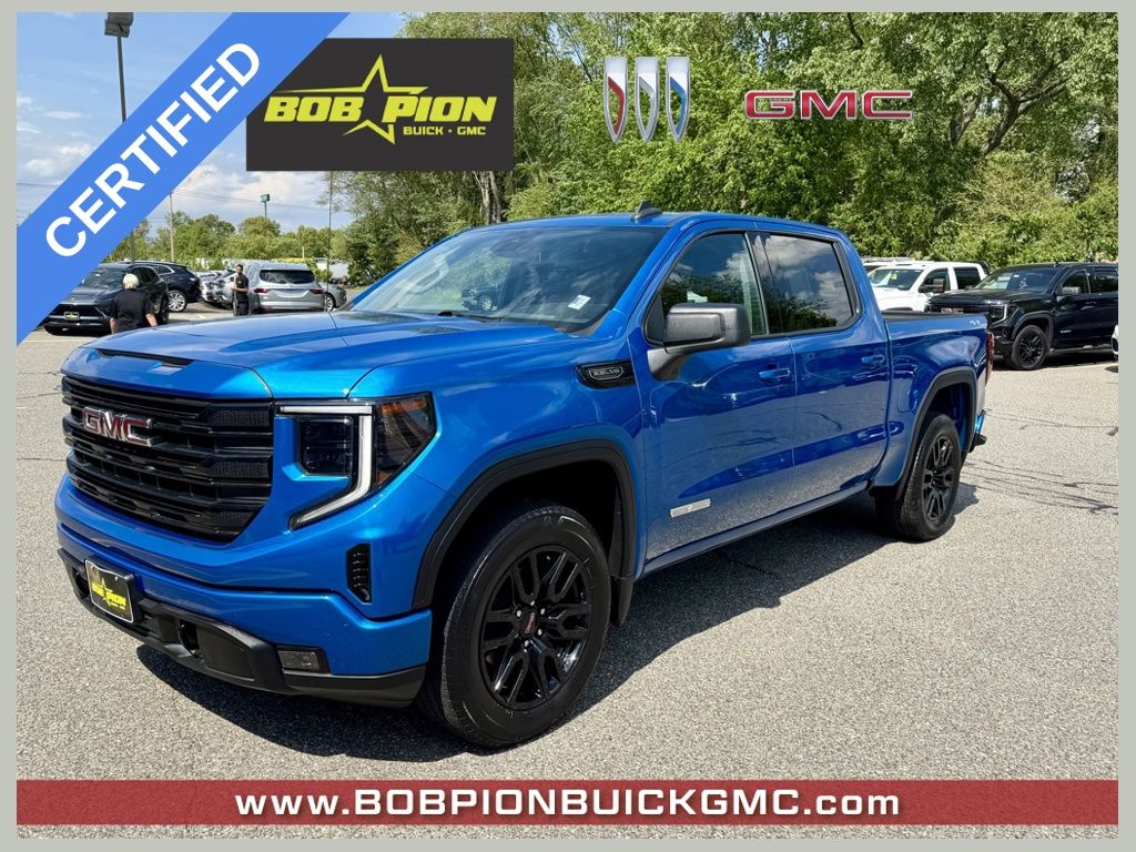 Dynamic Blue Metallic 2023 GMC Sierra 1500 Pickup Truck Four-Wheel Drive Automatic