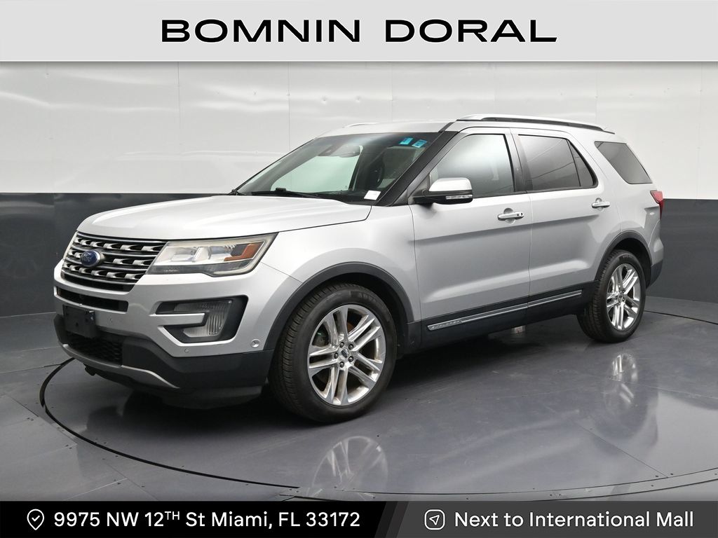 Ingot Silver 2016 Ford Explorer Limited SUV / Crossover Front-Wheel Drive 6-Speed Automatic