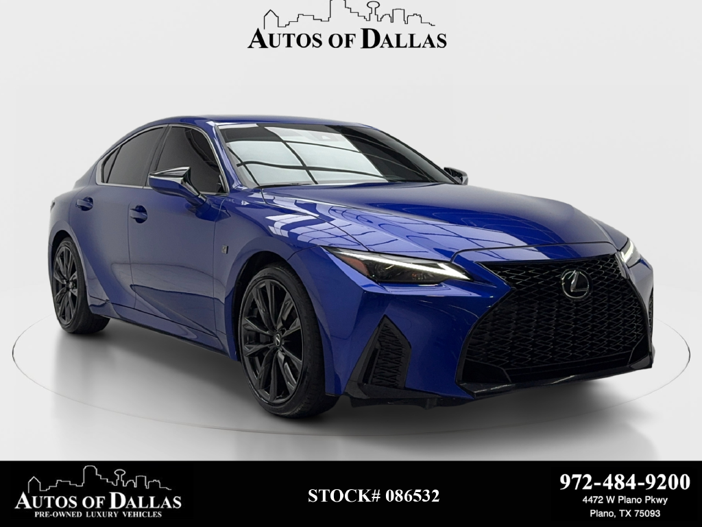 Blue 2025 Lexus IS Sedan Rear-Wheel Drive 8-Speed Automatic