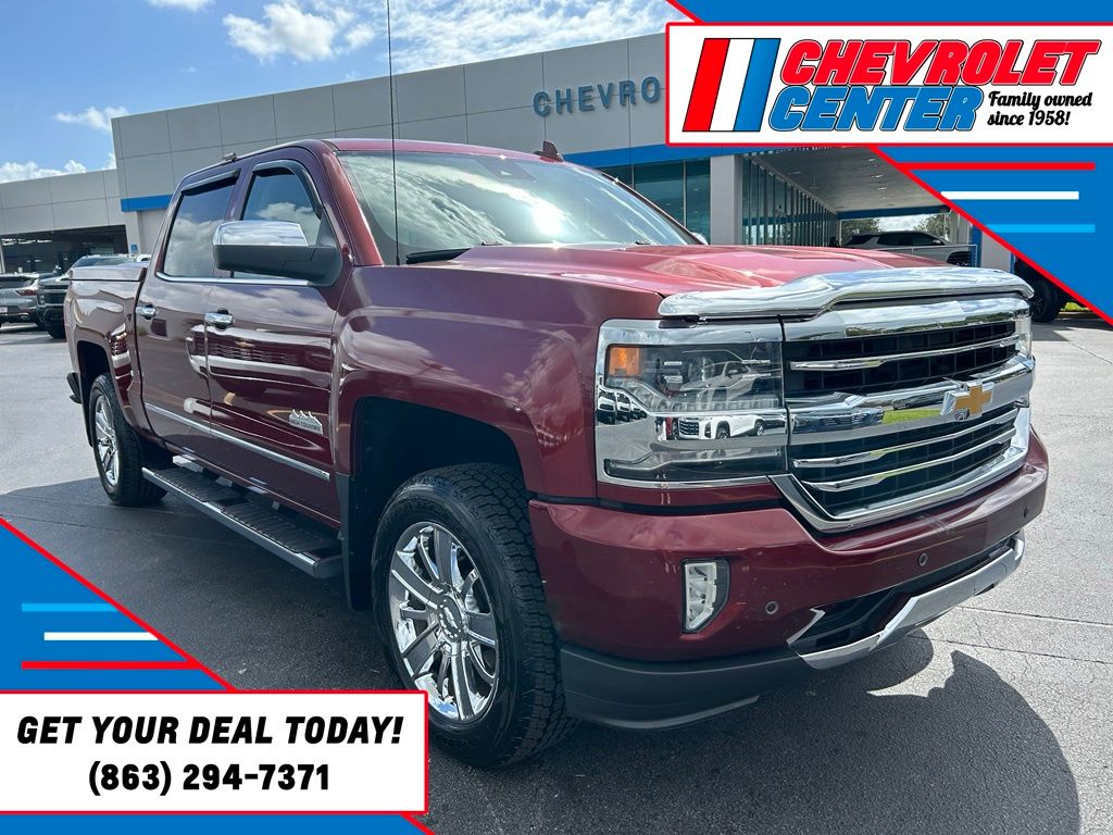Siren Red Tintcoat 2017 Chevrolet Silverado 1500 Pickup Truck Four-Wheel Drive 8-Speed Automatic Overdrive