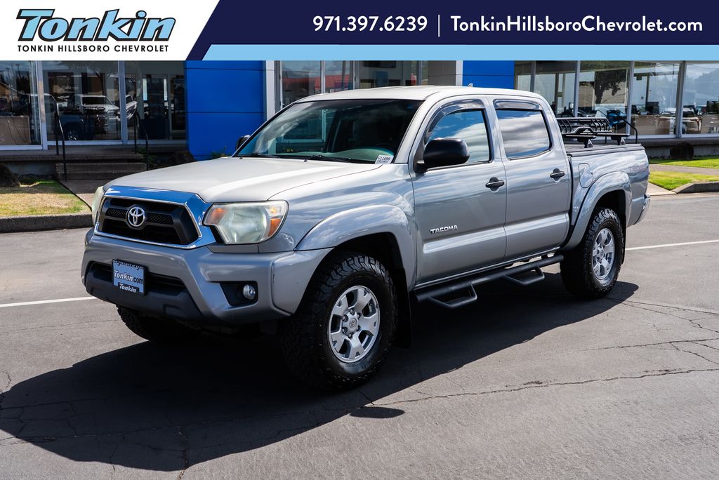 Silver Sky Metallic 2015 Toyota Tacoma Pickup Truck 4X2 5-Speed Automatic