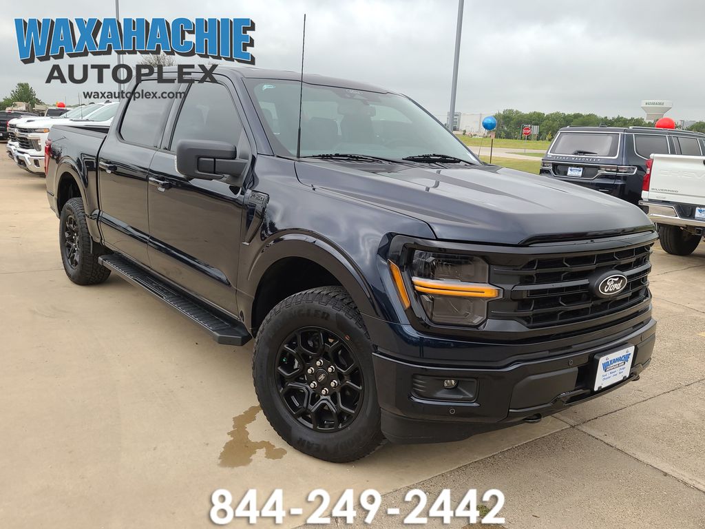 Blue Metallic 2025 Ford F-150 Pickup Truck Four-Wheel Drive Automatic