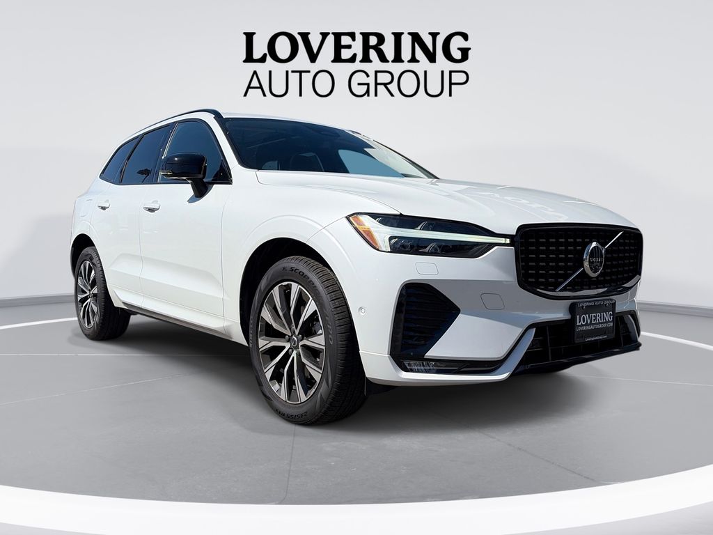 Crystal White 2023 Volvo XC60 B5 Plus Dark Theme AWD SUV / Crossover All-Wheel Drive Automatic