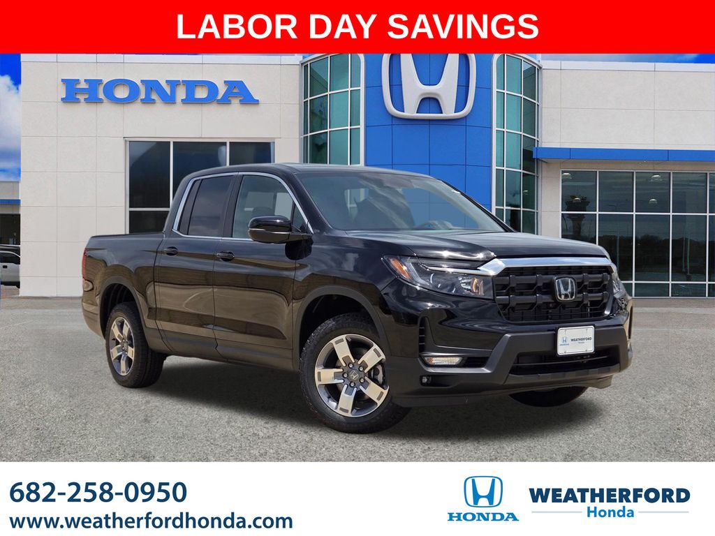 Crystal Black Pearl 2026 Honda Ridgeline Pickup Truck All-Wheel Drive 9-Speed Automatic