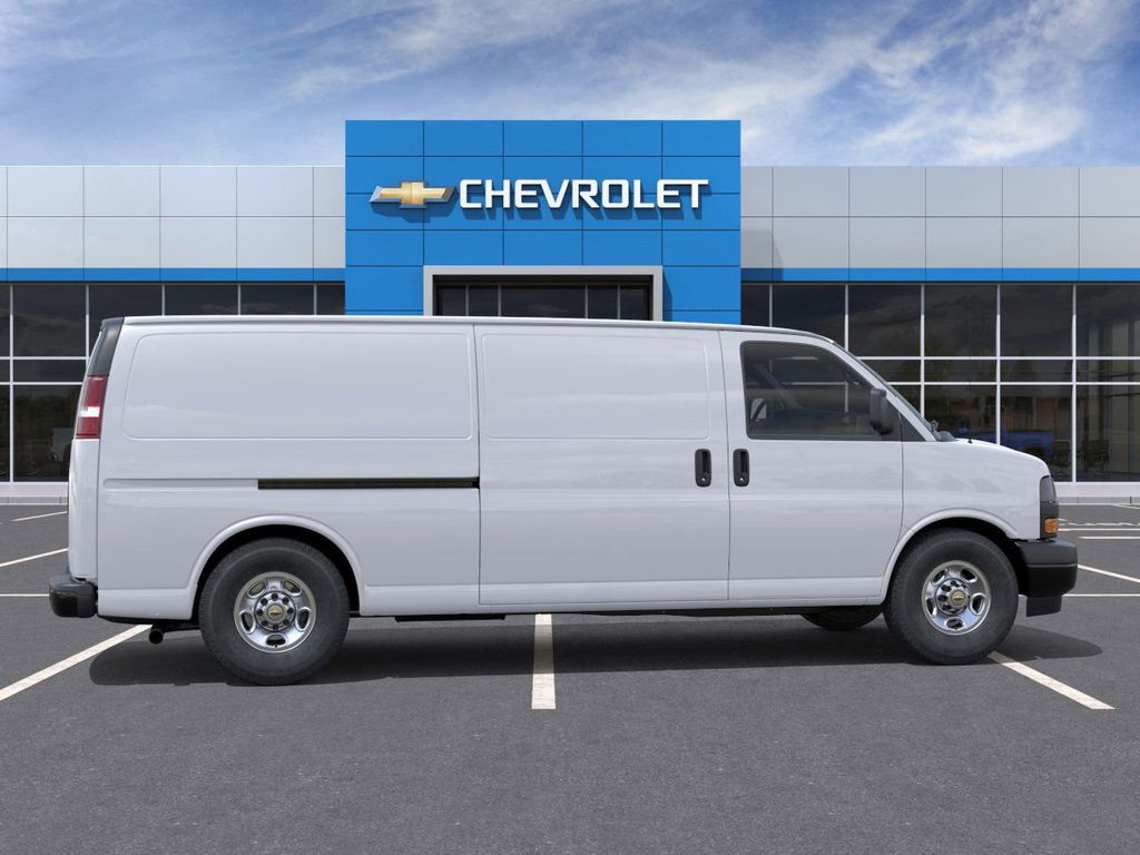 New 2025 White Chevrolet Work Van image 6