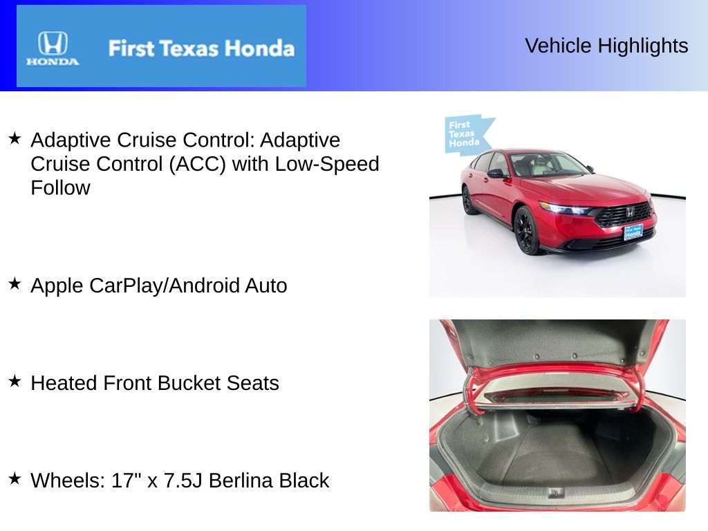 Used Car 2025 Honda Accord  Se For Sale Under $30,000 In Austin, Texas