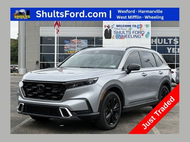 Lunar Silver Metallic 2023 Honda CR-V Hybrid SUV / Crossover All-Wheel Drive Continuously Variable Transmission