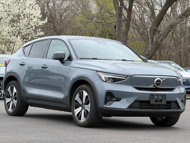 Thunder Gray Metallic 2023 Volvo C40 Recharge Twin Plus eAWD SUV / Crossover All-Wheel Drive 1-Speed Automatic