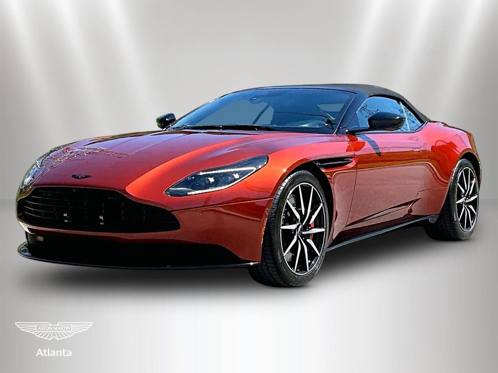 Cinnabar Orange 2021 Aston Martin DB11 Convertible Rear-Wheel Drive 8-Speed Automatic