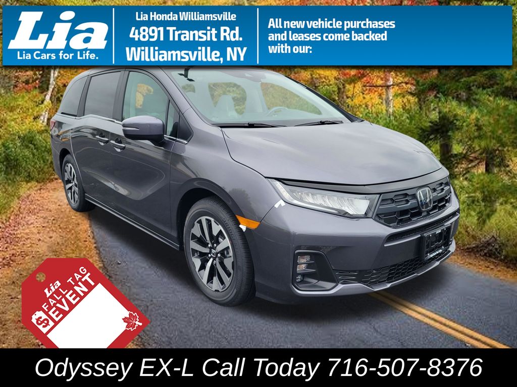 Gray (Modern Steel Metallic) 2026 Honda Odyssey Minivan Front-Wheel Drive Automatic