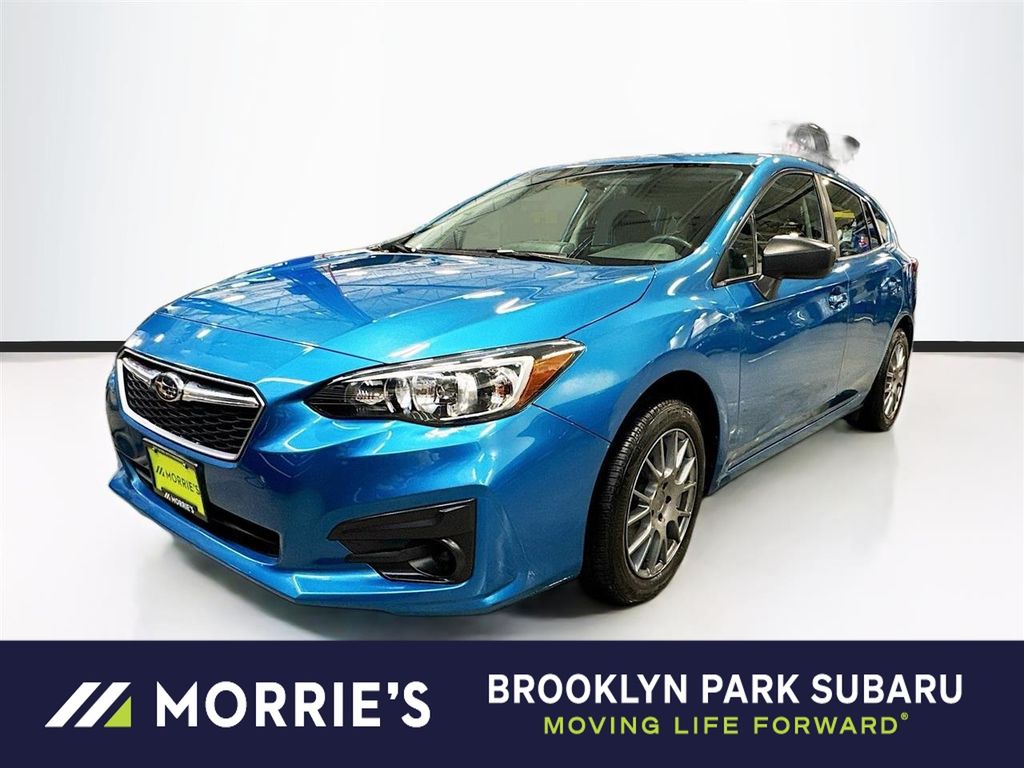 Island Blue Pearl 2018 Subaru Impreza 2.0i Hatchback AWD Hatchback All-Wheel Drive 5-Speed Manual