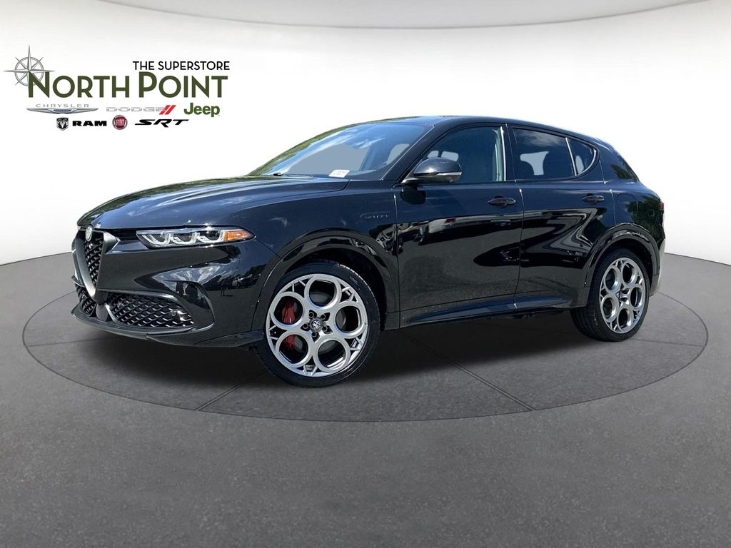 Alfa Black 2025 Alfa Romeo Tonale Hybrid SUV / Crossover All-Wheel Drive 6-Speed Automatic