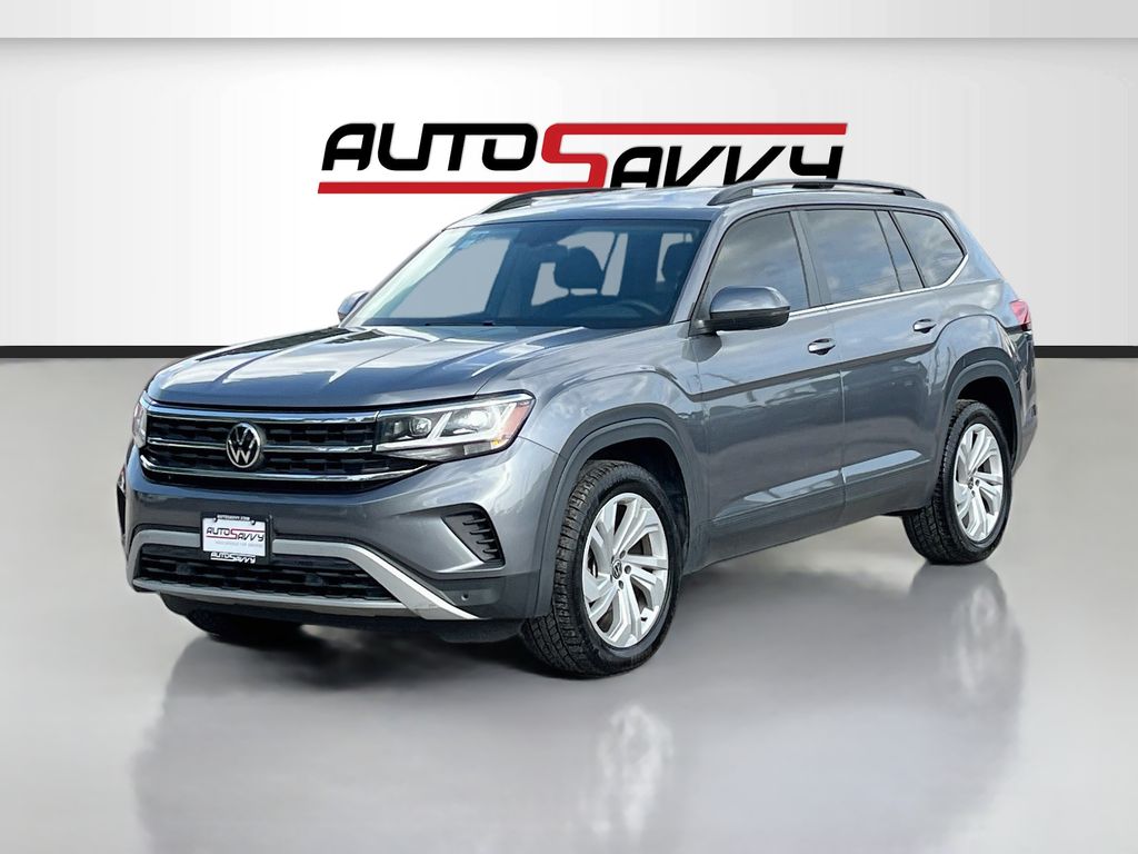 2021 Volkswagen Atlas 3.6L V6 SE w/Technology Gray at Bravo Nissan