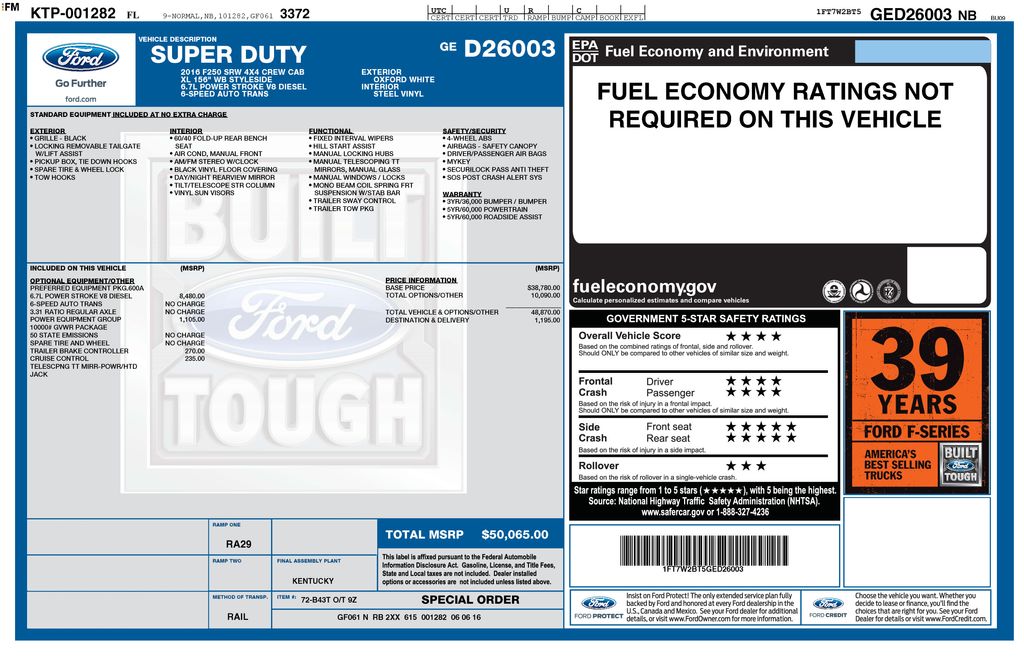 Used 2016 White Ford XL image 2
