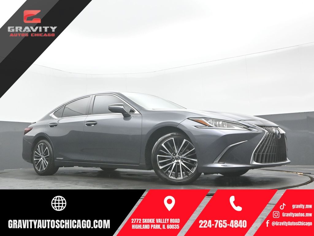 Cloudburst Gray 2022 Lexus ES Hybrid Sedan Front-Wheel Drive Continuously Variable Transmission