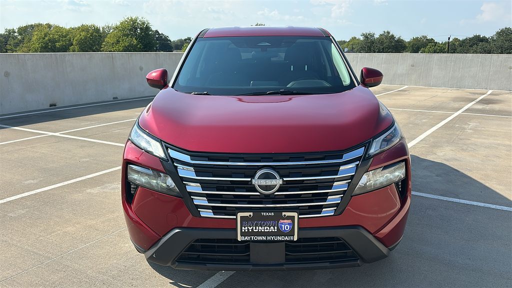2025 Nissan Rogue SV Red at South Houston Nissan