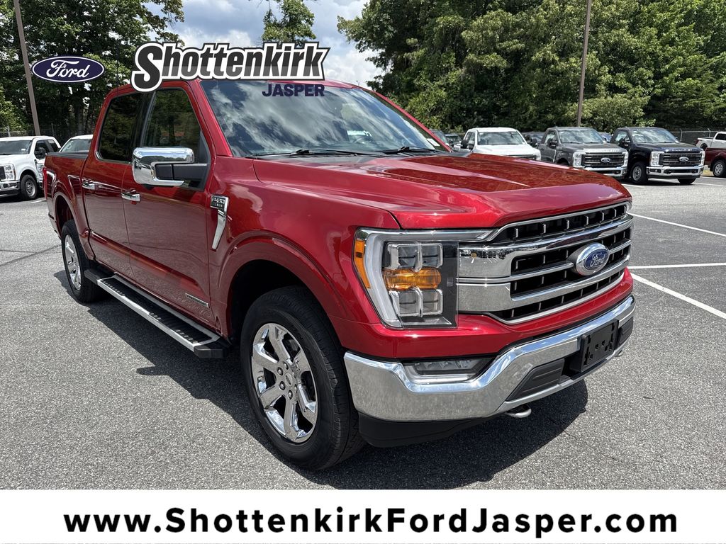 Rapid Red Metallic Tinted Clearcoat 2023 Ford F-150 Pickup Truck Four-Wheel Drive Automatic