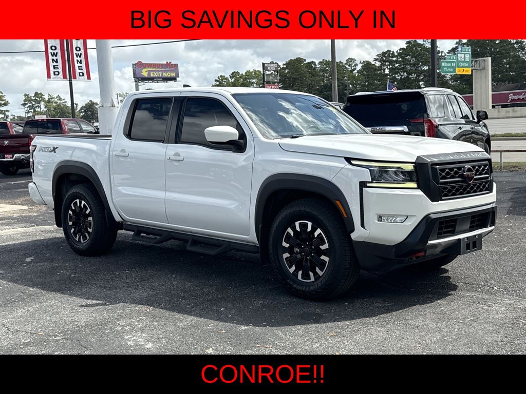 2022 Nissan Frontier PRO-X White at Central Houston Nissan