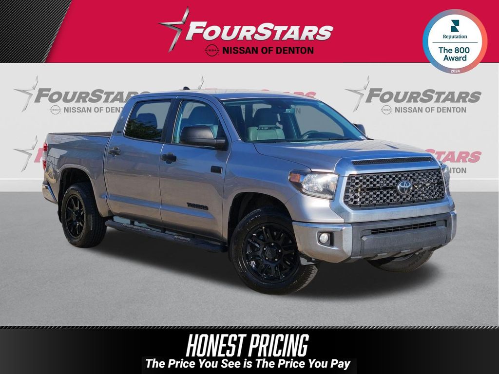 Silver Sky Metallic 2021 Toyota Tundra Pickup Truck 4X2 6-Speed Automatic Overdrive