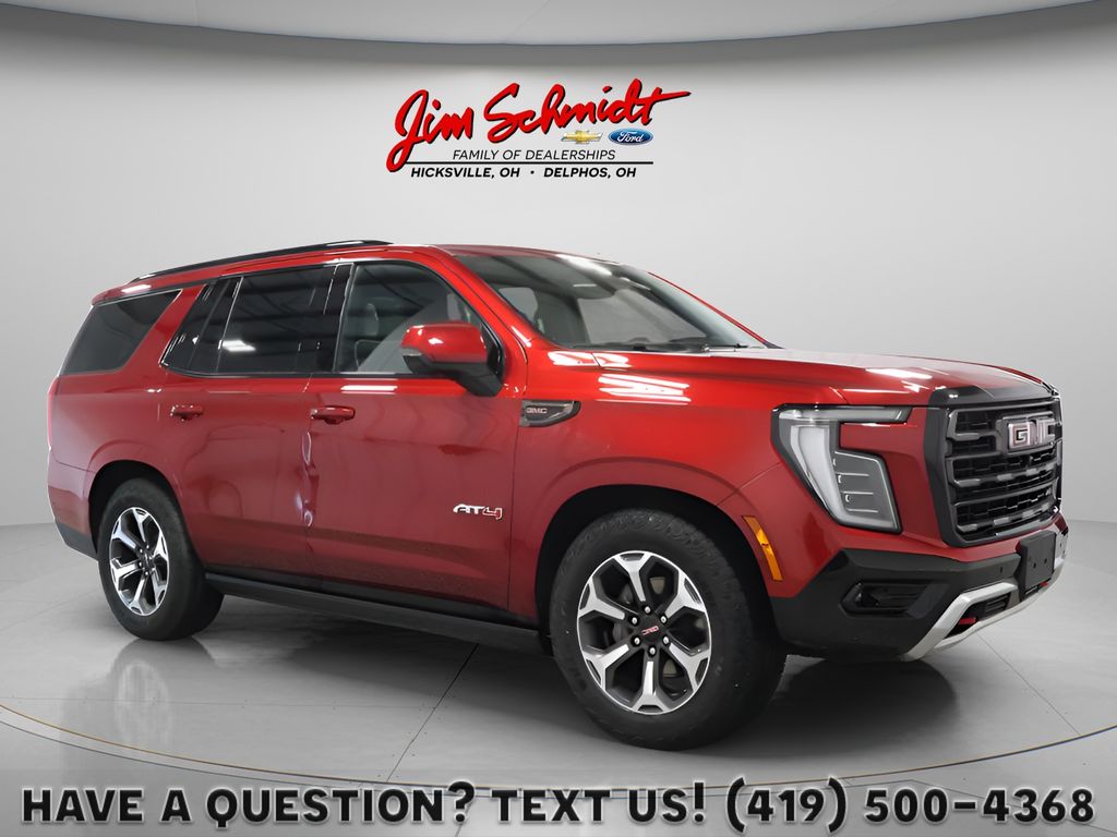 Volcanic Red Tintcoat 2025 GMC Yukon SUV / Crossover Four-Wheel Drive 