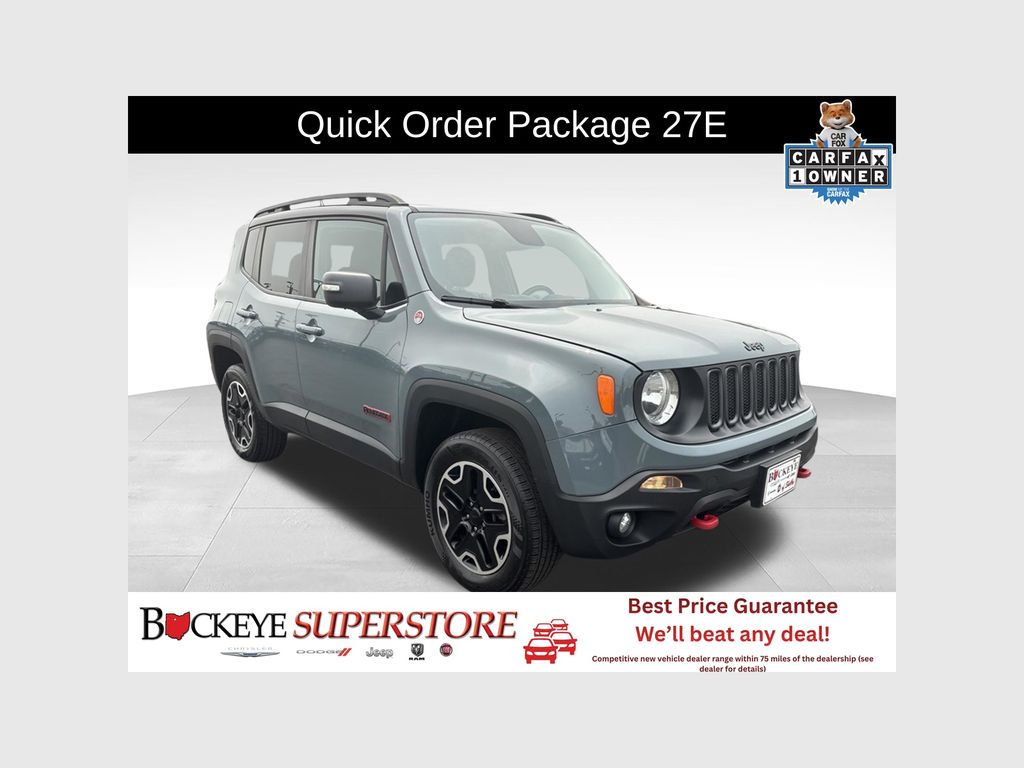Anvil 2017 Jeep Renegade SUV / Crossover Four-Wheel Drive 9-Speed Automatic