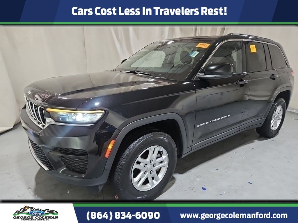 Diamond Black Crystal Pearlcoat 2022 Jeep Grand Cherokee Laredo RWD SUV / Crossover 4X2 8-Speed Automatic