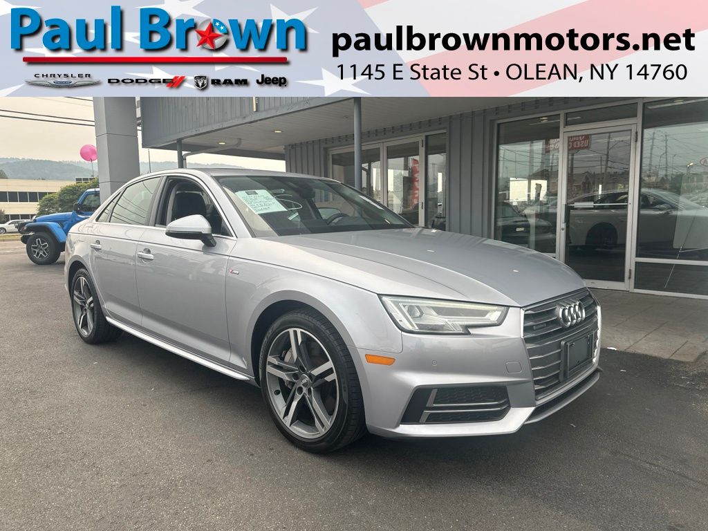 Silver 2017 Audi A4 Sedan All-Wheel Drive 7-Speed Automatic