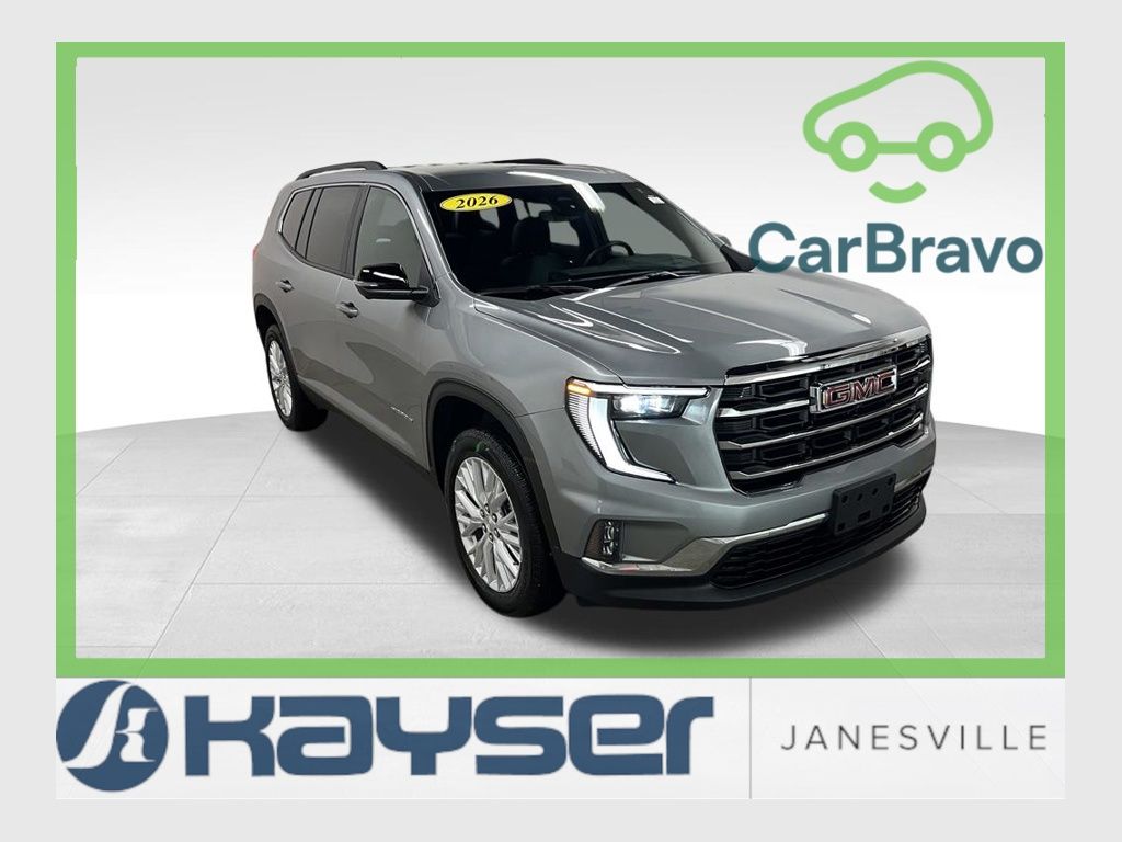 Gray 2026 GMC Acadia SUV / Crossover Four-Wheel Drive 8-Speed Automatic