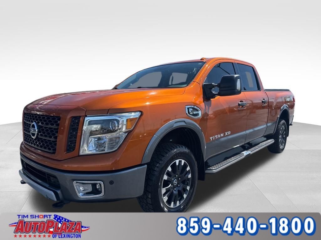 MOAB Sunset Metallic 2019 Nissan Titan XD PRO-4X Crew Cab 4WD Pickup Truck Four-Wheel Drive 6-Speed Automatic