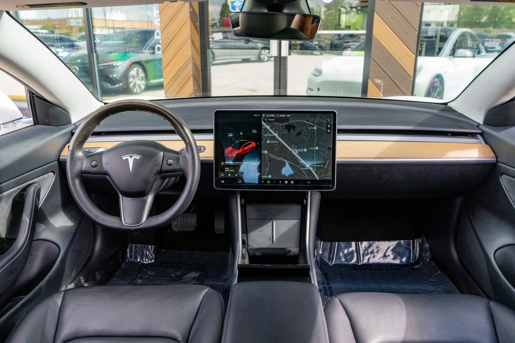 2020 Tesla Model 3 Standard Range Plus White at Genesis of Spring