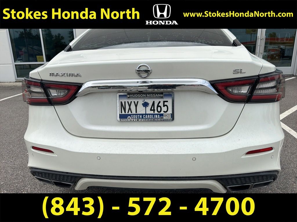 2019 Nissan Maxima 3.5 SL White at Coastal Chevrolet Cadillac