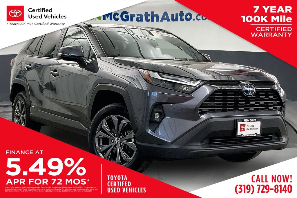 Magnetic Gray Metallic 2024 Toyota RAV4 Hybrid SUV / Crossover All-Wheel Drive Continuously Variable Transmission