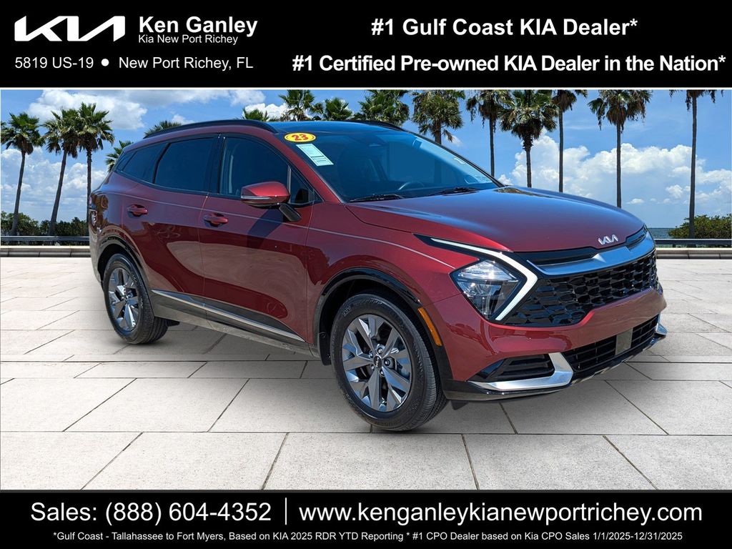 Dawning Red 2023 Kia Sportage SX FWD SUV / Crossover Front-Wheel Drive 8-Speed Automatic