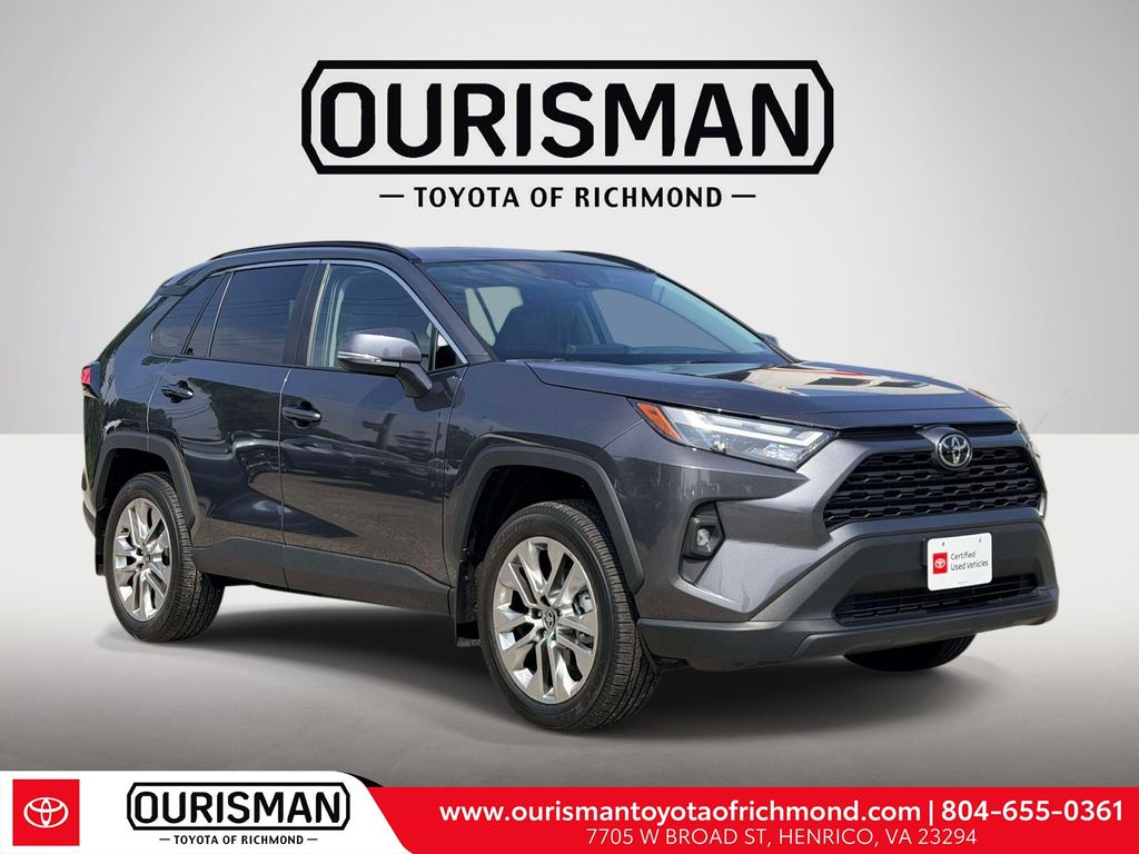 Magnetic Gray Metallic 2025 Toyota RAV4 SUV / Crossover All-Wheel Drive 8-Speed Automatic