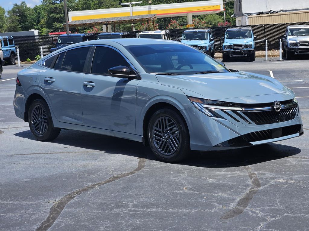 Atlantic Gray Metallic 2026 Nissan Sentra Sedan Front-Wheel Drive Continuously Variable Transmission