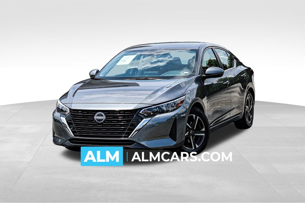 Gray (Gun Metallic) 2024 Nissan Sentra SV FWD Sedan Front-Wheel Drive Continuously Variable Transmission