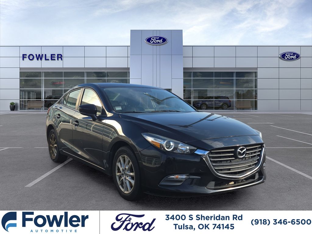 Jet Black Mica 2017 Mazda MAZDA3 Sedan Front-Wheel Drive 6-Speed Automatic