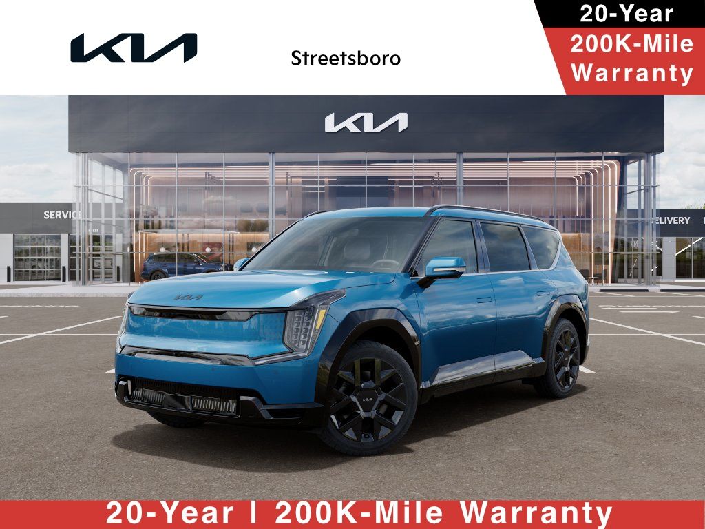 Ocean Blue 2026 Kia EV9 SUV / Crossover All-Wheel Drive 1-Speed Automatic