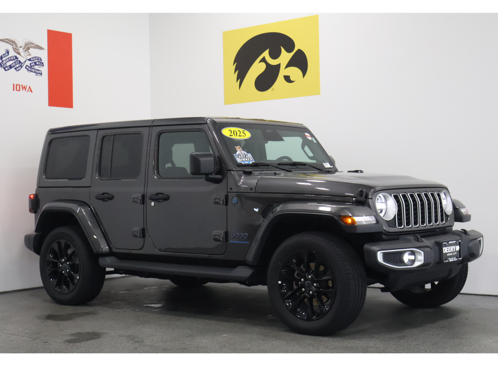 Gray (Granite Crystal Metallic Clearcoat) 2025 Jeep Wrangler 4xe SUV / Crossover Four-Wheel Drive 8-Speed Automatic