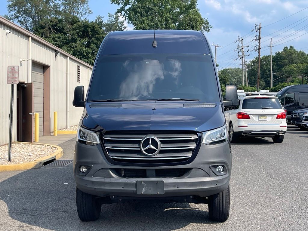 Blue 2024 Mercedes-Benz Sprinter Cargo Van All-Wheel Drive 9-Speed Automatic