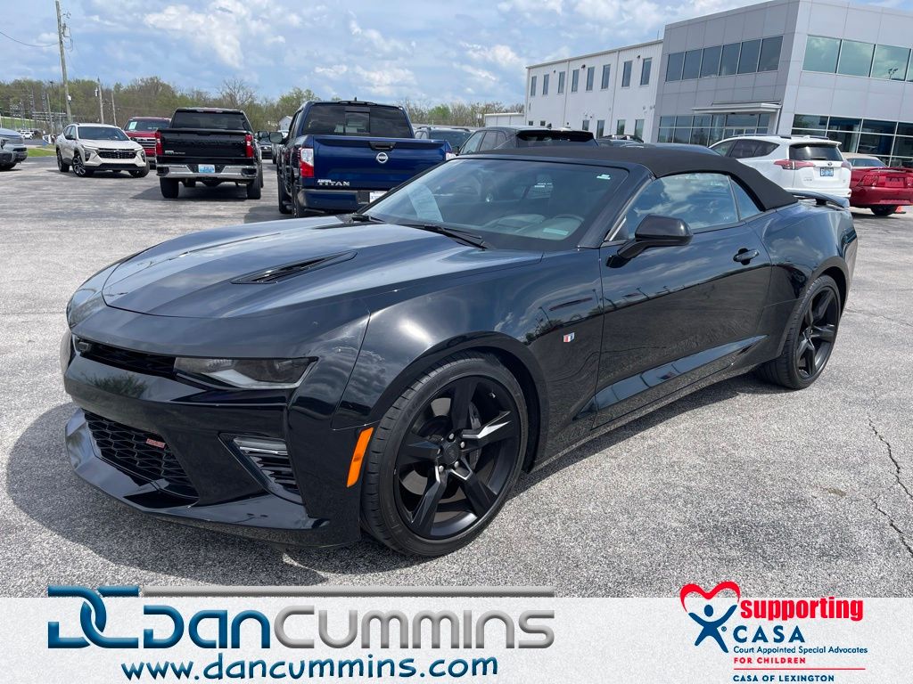 Black 2018 Chevrolet Camaro 2SS Convertible RWD Convertible Rear-Wheel Drive 8-Speed Automatic