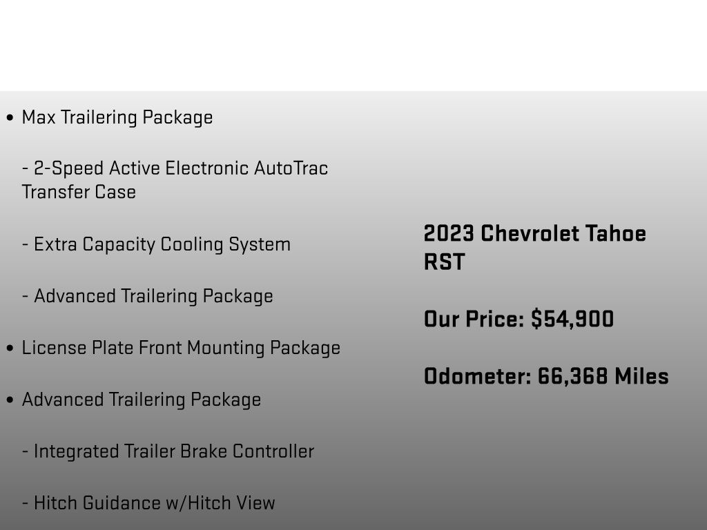 2023 Chevrolet Tahoe RST - 5