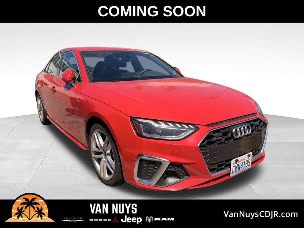 Progressive Red Metallic 2024 Audi A4 Sedan All-Wheel Drive 7-Speed Automatic